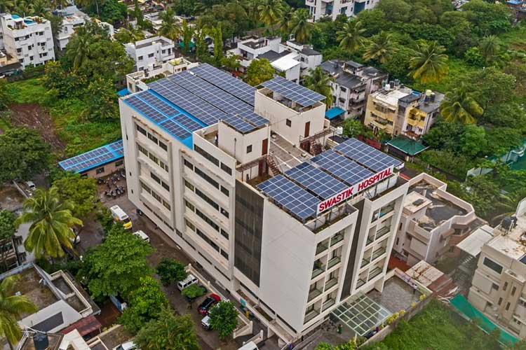 Swastik Hospital solar project