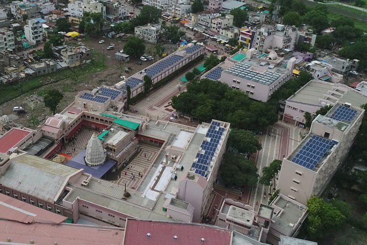 Shree Gajanan Maharaj Sansthan Mandir solar project